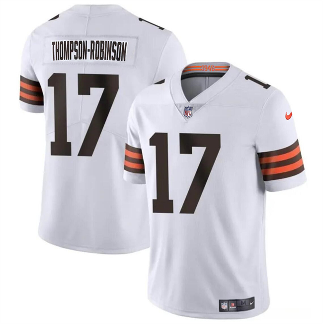 Men's Cleveland Browns #17 Dorian Thompson-Robinson White Vapor Untouchable Limited Football Stitched Jersey